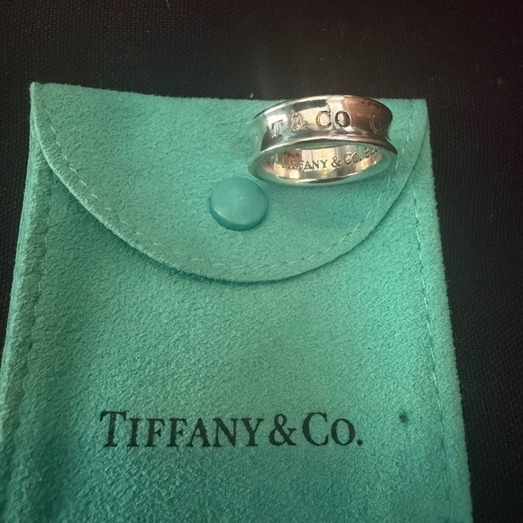 Tiffany & Co. Jewelry - Authentic Unisex Tiffany & Co. Silver Band Size 6 1/2  1837 logo send offer!